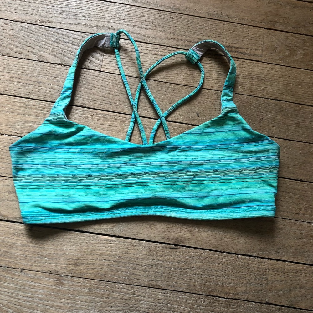 Lululemon Free To Be Bra Size 8 Green